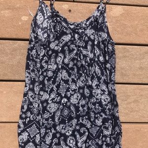 Tank top with lace up top